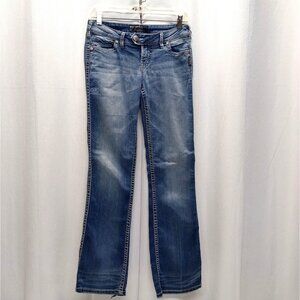 Silver Jeans Co. Tuesday Low Rise Boot Women's Denim Jeans W27/L31 (28x30) VGC